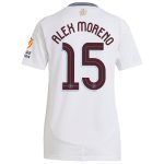aston villa adidas away shirt 2024-25 – womens with alex moreno 15 cup printing Collection | Official Aston Villa Jerseys