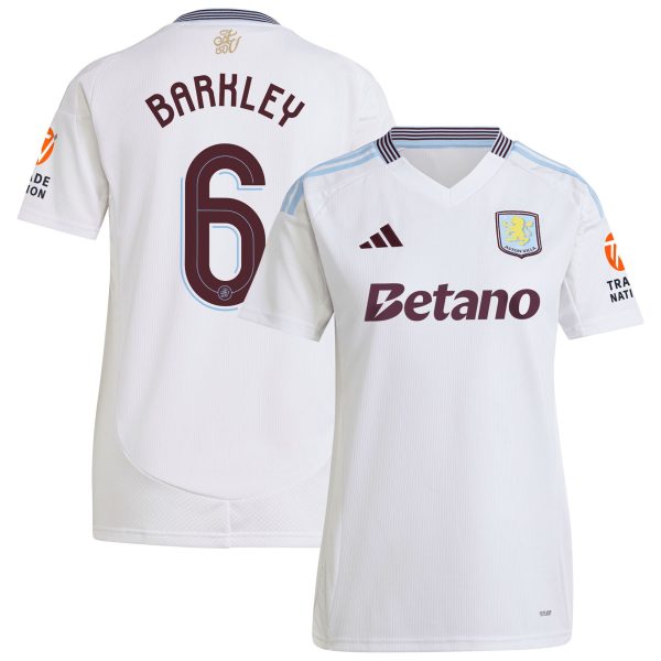 aston villa adidas away shirt 2024-25 – womens with barkley 6 cup printing Collection | Official Aston Villa Jerseys