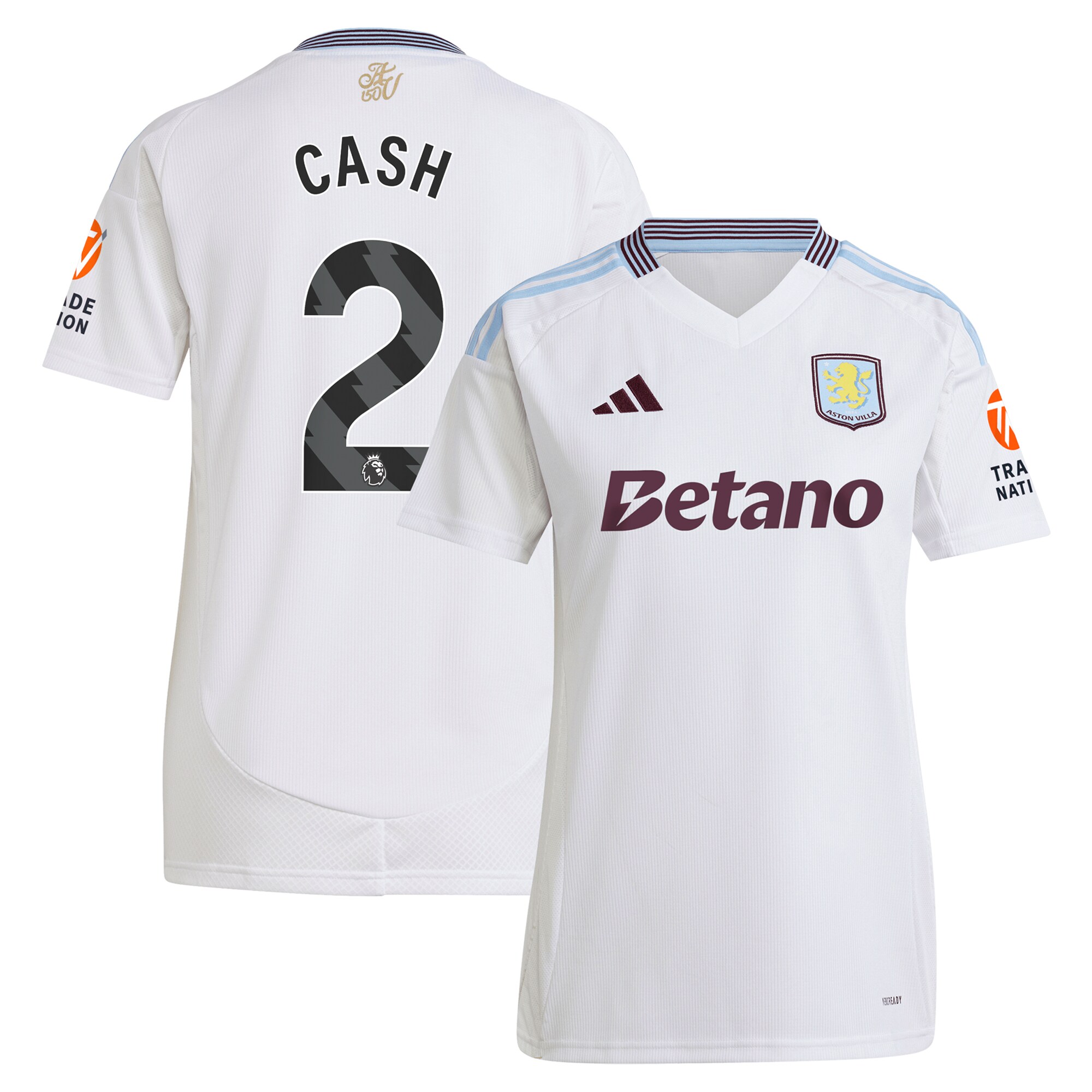 aston villa adidas away shirt 2024-25 – womens with cash 2 printing Collection | Official Aston Villa Jerseys