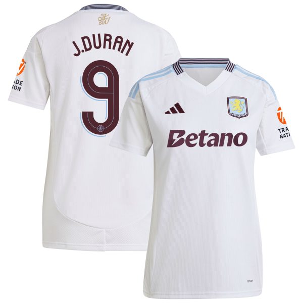 aston villa adidas away shirt 2024-25 – womens with duran 9 cup printing Collection | Official Aston Villa Jerseys