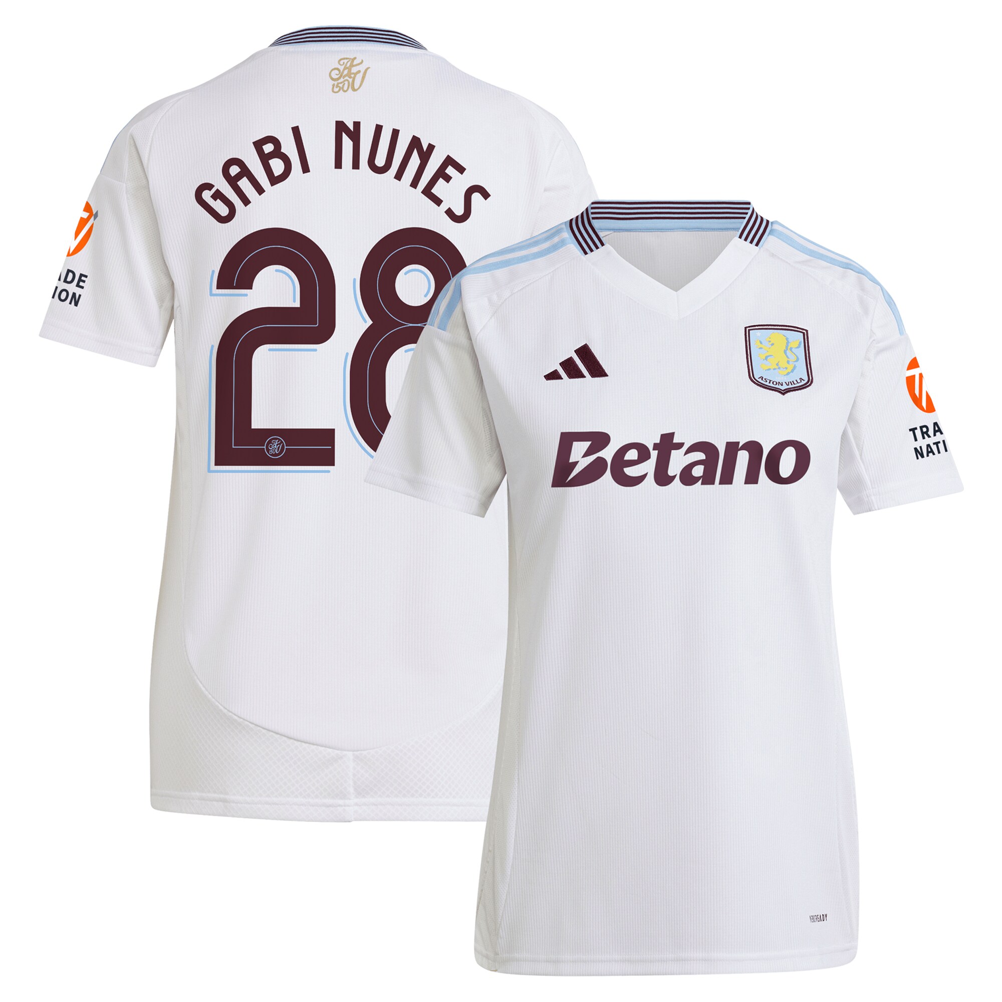 aston villa adidas away shirt 2024-25 – womens with gabi nunes 28 cup printing Collection | Official Aston Villa Jerseys