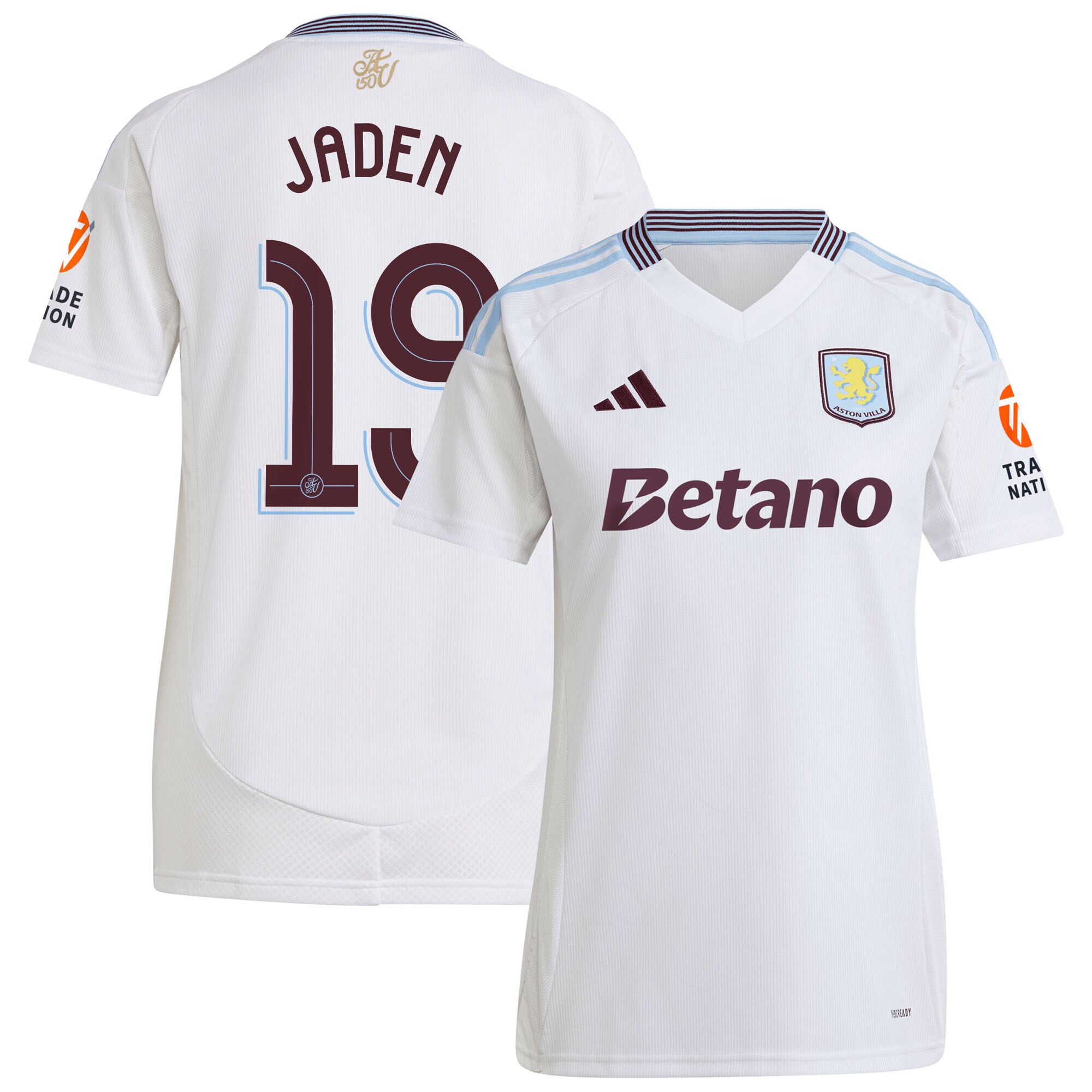aston villa adidas away shirt 2024-25 – womens with jaden 19 cup printing Collection | Official Aston Villa Jerseys
