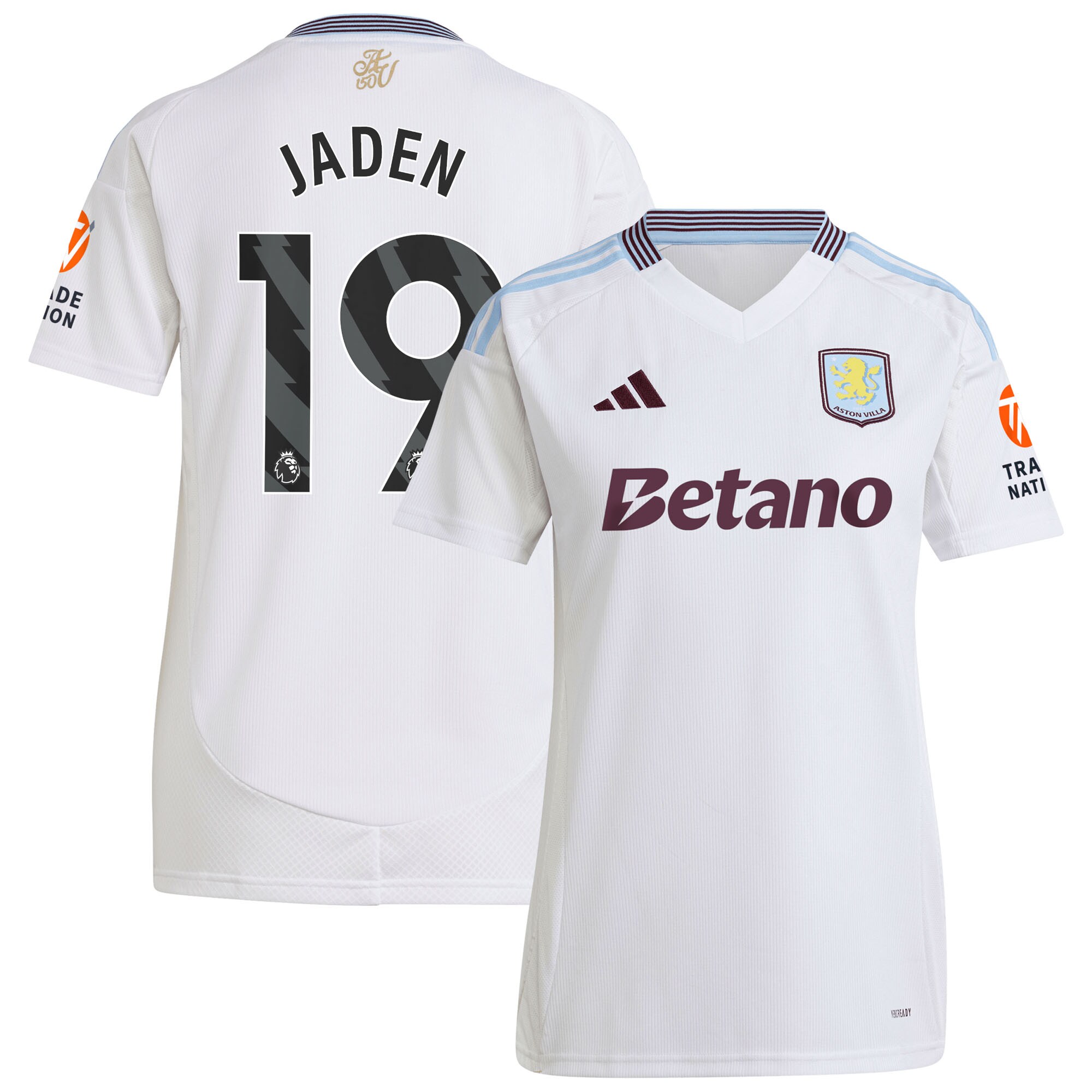 aston villa adidas away shirt 2024-25 – womens with jaden 19 printing Collection | Official Aston Villa Jerseys