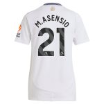 aston villa adidas away shirt 2024-25 – womens with m.asensio 21 printing Collection | Official Aston Villa Jerseys