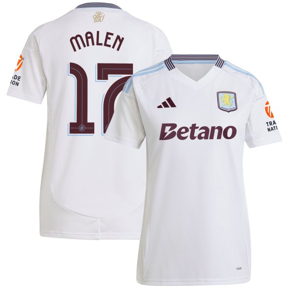 aston villa adidas away shirt 2024-25 – womens with malen 17 cup printing Collection | Official Aston Villa Jerseys