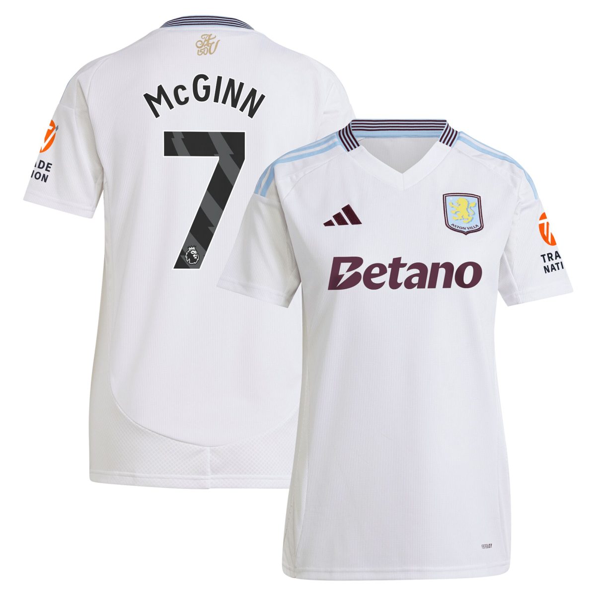 aston villa adidas away shirt 2024-25 – womens with mcginn 7 printing Collection | Official Aston Villa Jerseys