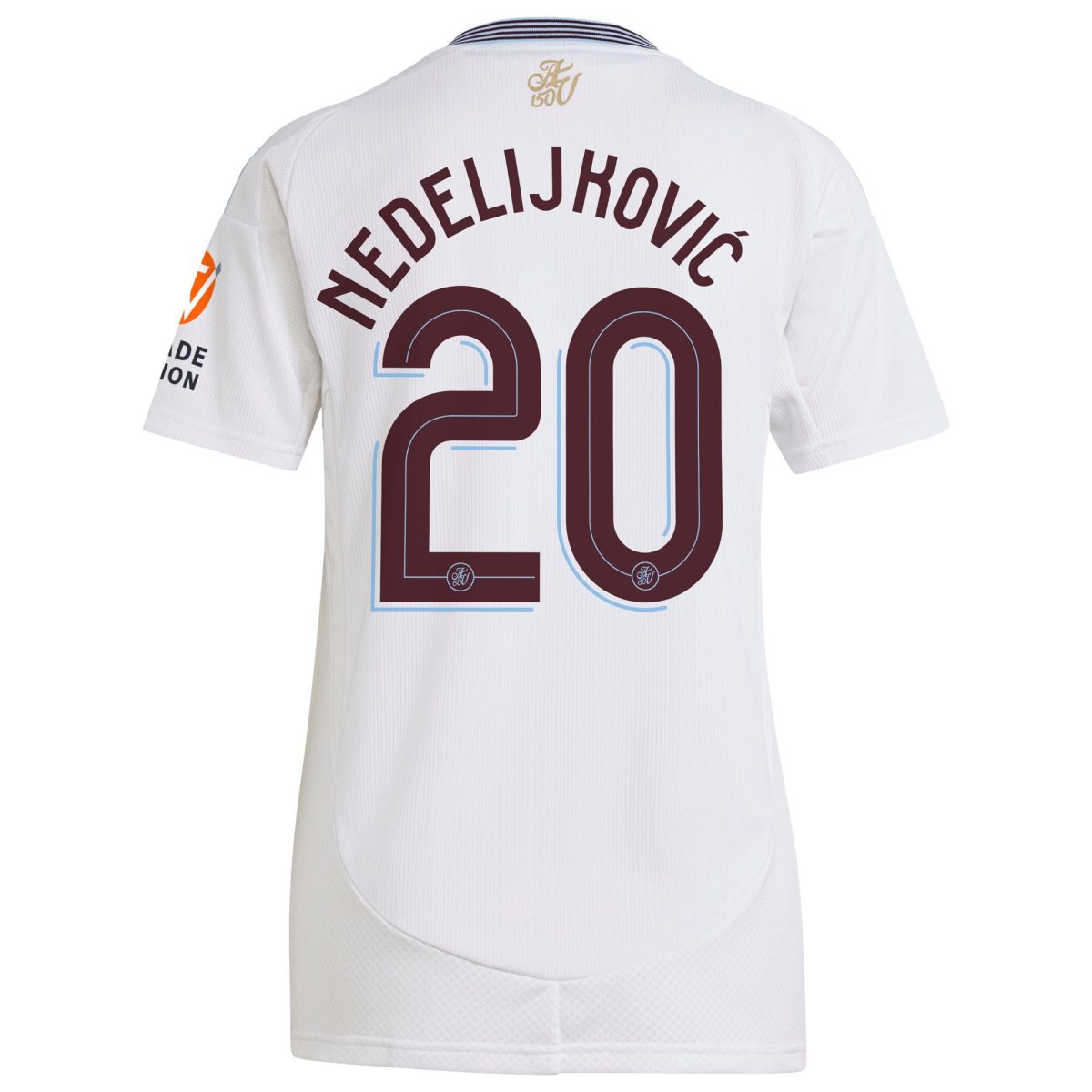 aston villa adidas away shirt 2024-25 – womens with nedeljković 20 cup printing Collection | Official Aston Villa Jerseys