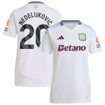 aston villa adidas away shirt 2024-25 – womens with nedeljković 20 printing Collection | Official Aston Villa Jerseys