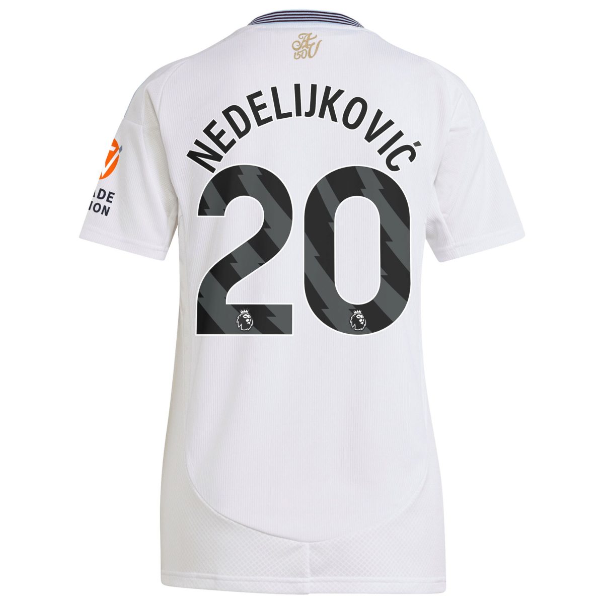 aston villa adidas away shirt 2024-25 – womens with nedeljković 20 printing Collection | Official Aston Villa Jerseys