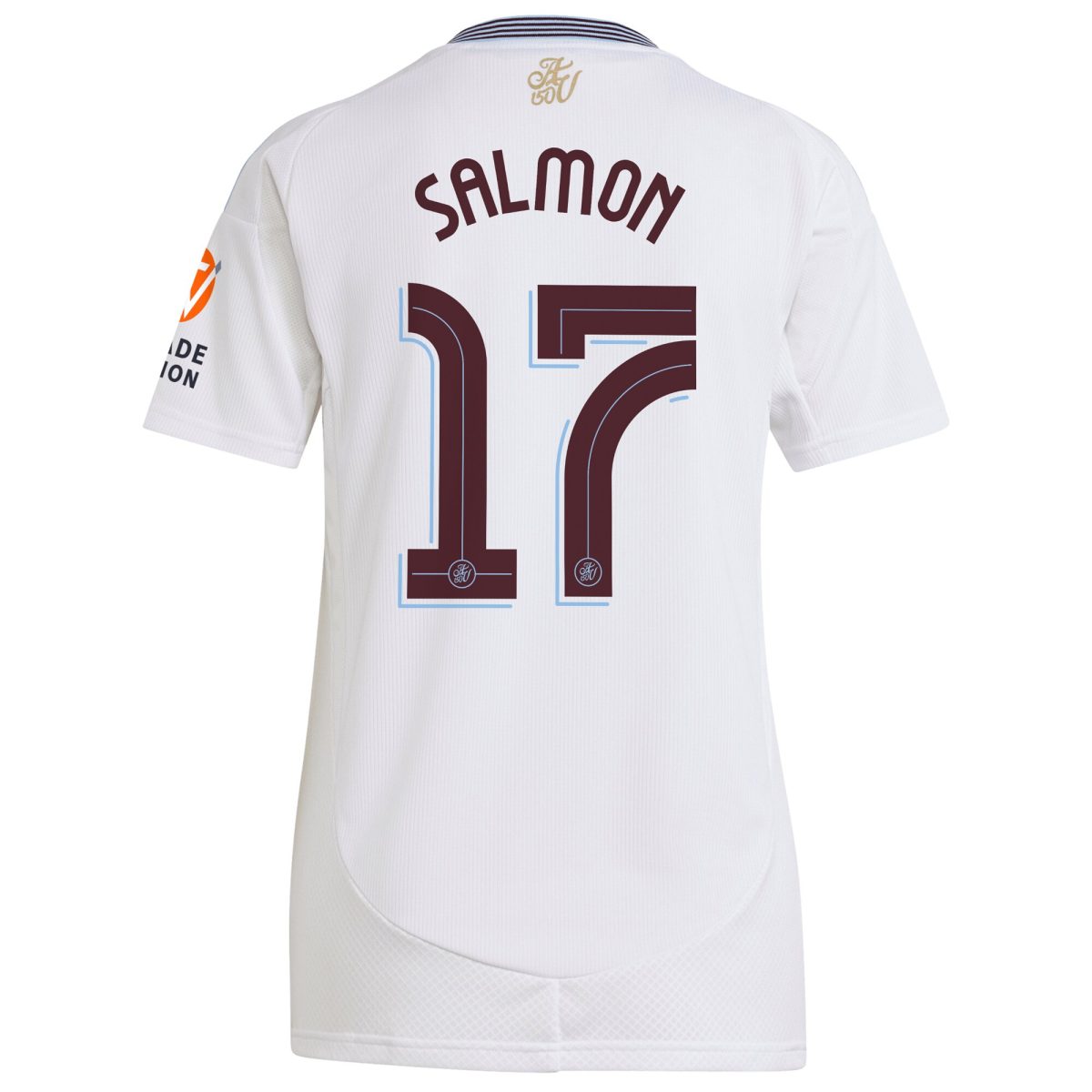 aston villa adidas away shirt 2024-25 – womens with salmon 17 cup printing Collection | Official Aston Villa Jerseys