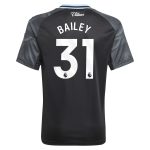 aston villa adidas away shirt 2025-26 – kids with bailey 31 printing Collection | Official Aston Villa Jerseys