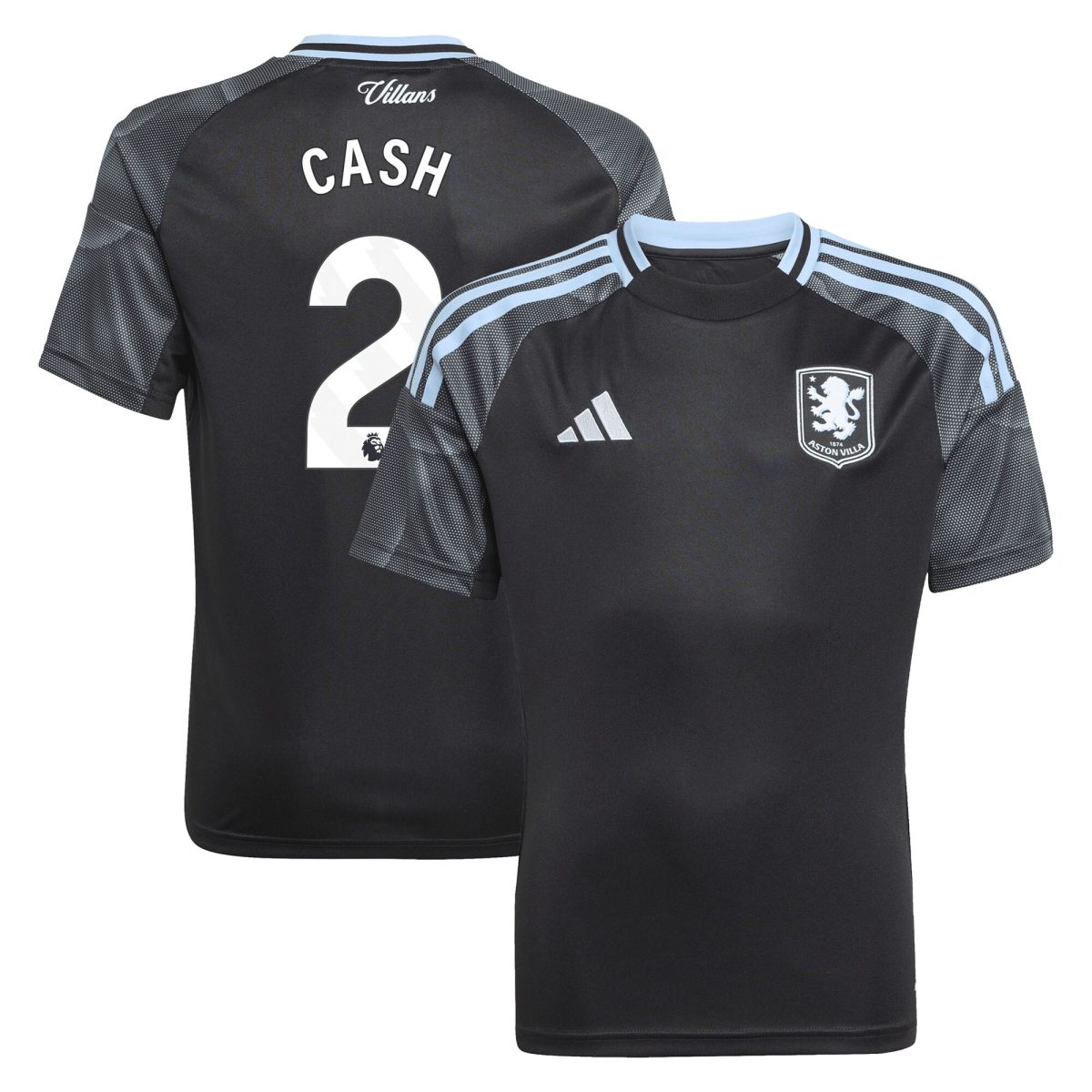 aston villa adidas away shirt 2025-26 – kids with cash 2 printing Collection | Official Aston Villa Jerseys