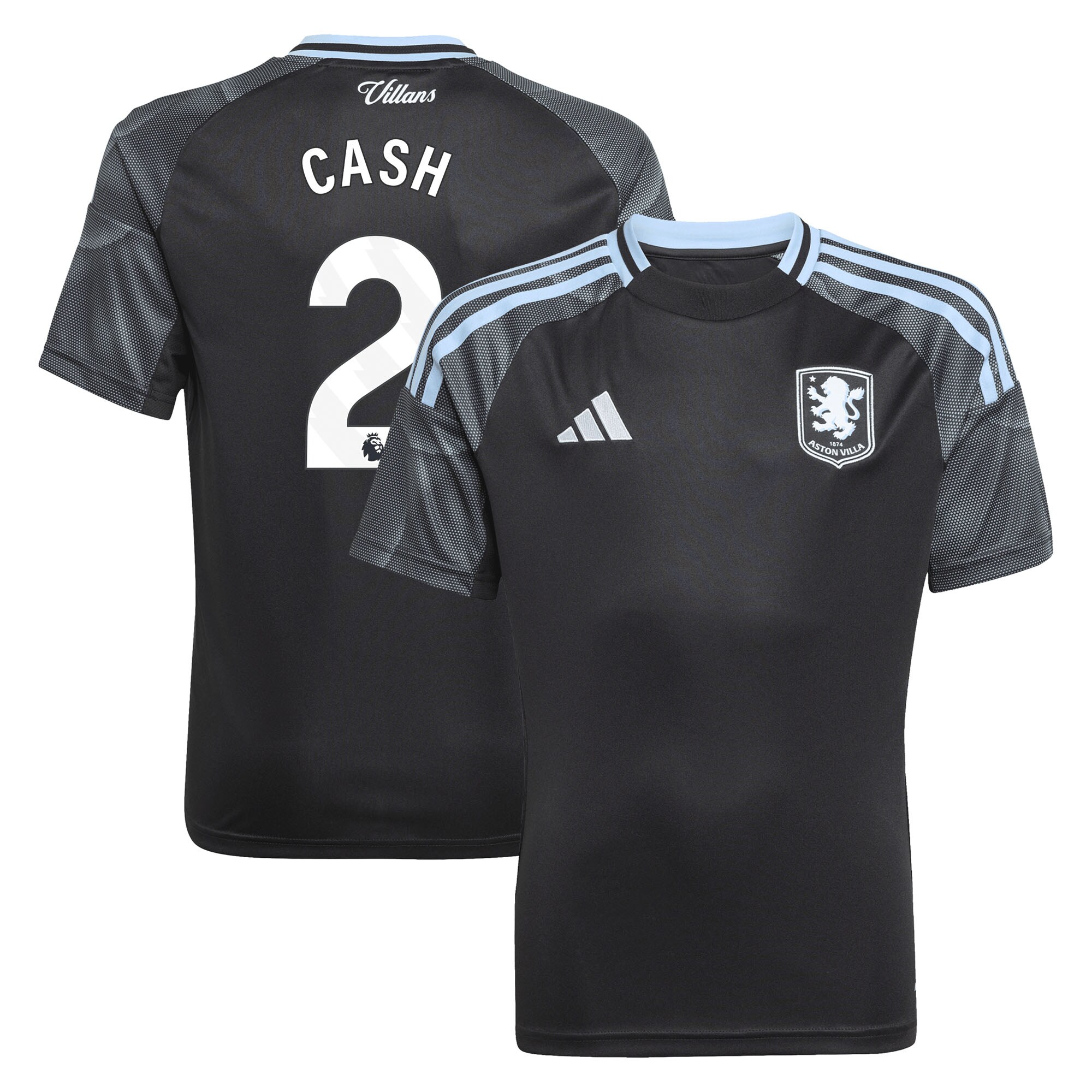 aston villa adidas away shirt 2025-26 – kids with cash 2 printing Collection | Official Aston Villa Jerseys