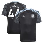 aston villa adidas away shirt 2025-26 – kids with kamara 44 printing Collection | Official Aston Villa Jerseys