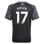 aston villa adidas away shirt 2025-26 – kids with malen 17 printing Collection | Official Aston Villa Jerseys