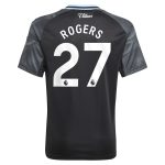 aston villa adidas away shirt 2025-26 – kids with rogers 27 printing Collection | Official Aston Villa Jerseys