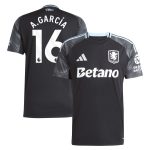 aston villa adidas away shirt 2025-26 with a.garcía 16 printing Collection | Official Aston Villa Jerseys