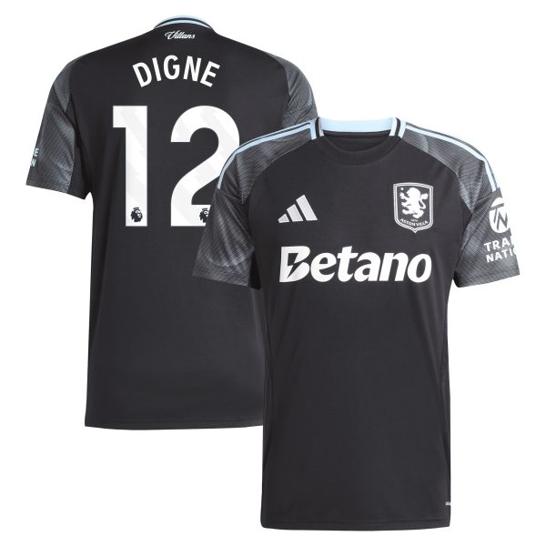 aston villa adidas away shirt 2025-26 with digne 12 printing Collection | Official Aston Villa Jerseys