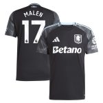 aston villa adidas away shirt 2025-26 with malen 17 printing Collection | Official Aston Villa Jerseys