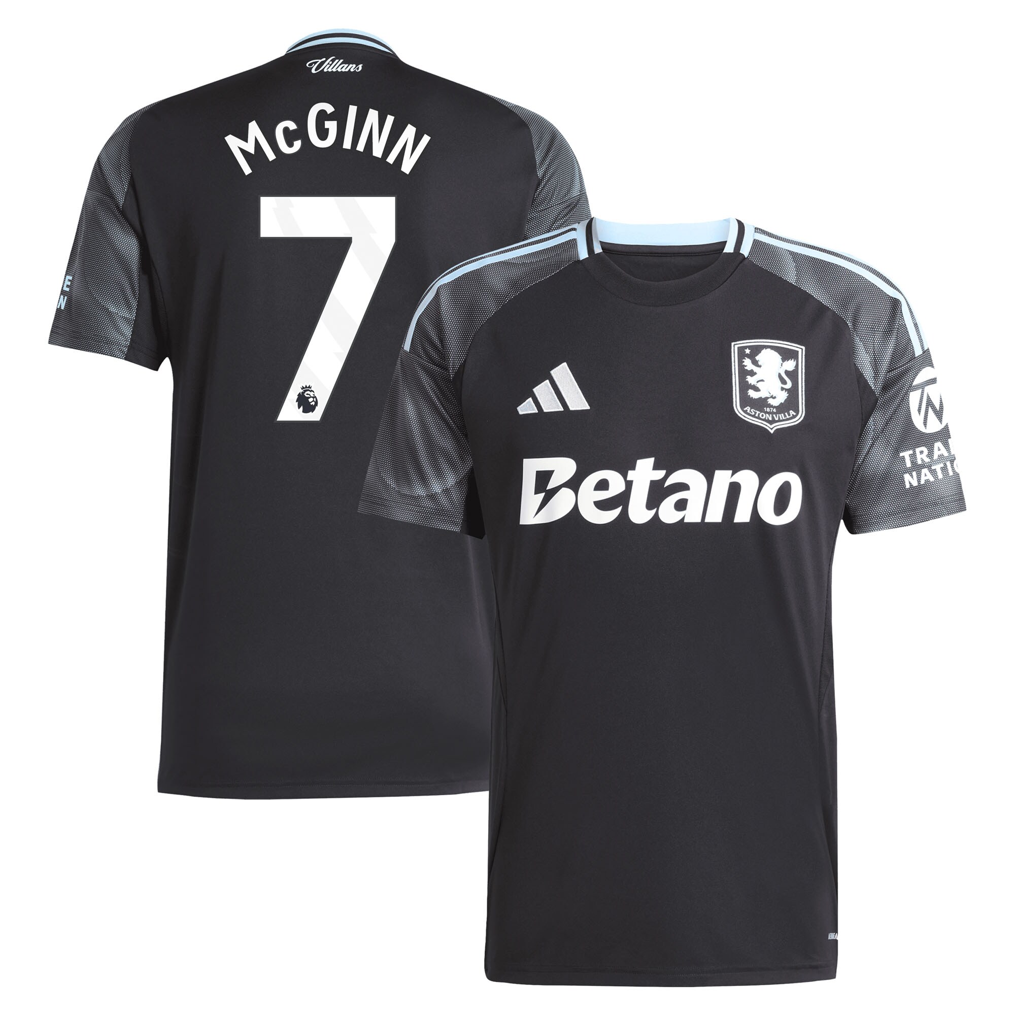 aston villa adidas away shirt 2025-26 with mcginn 7 printing Collection | Official Aston Villa Jerseys