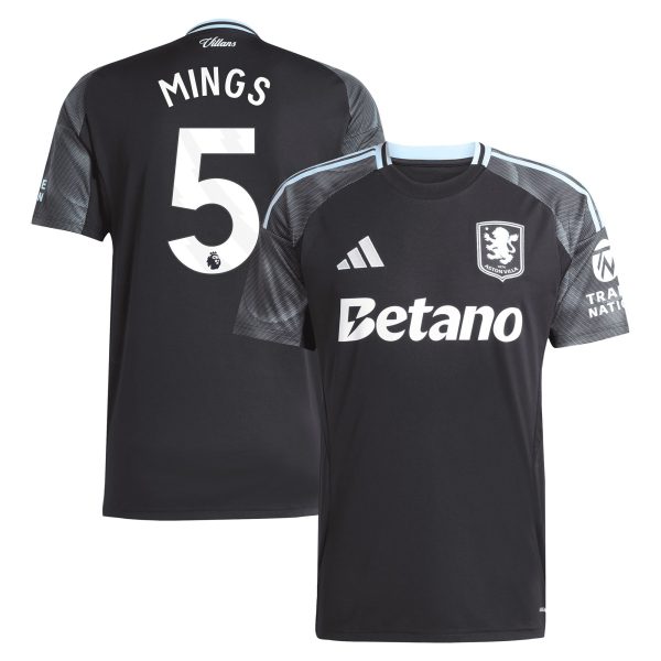 aston villa adidas away shirt 2025-26 with mings 5 printing Collection | Official Aston Villa Jerseys