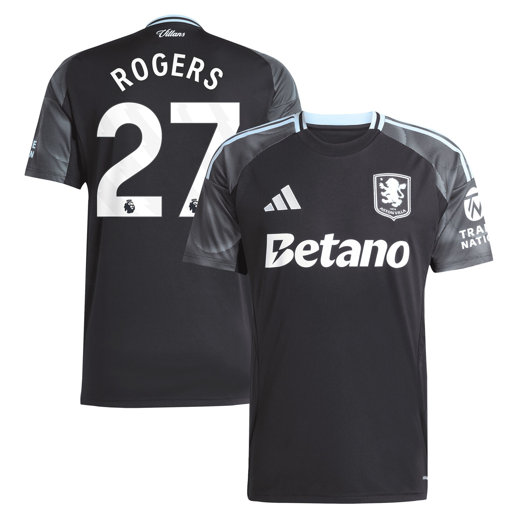 aston villa adidas away shirt 2025-26 with rogers 27 printing Collection | Official Aston Villa Jerseys