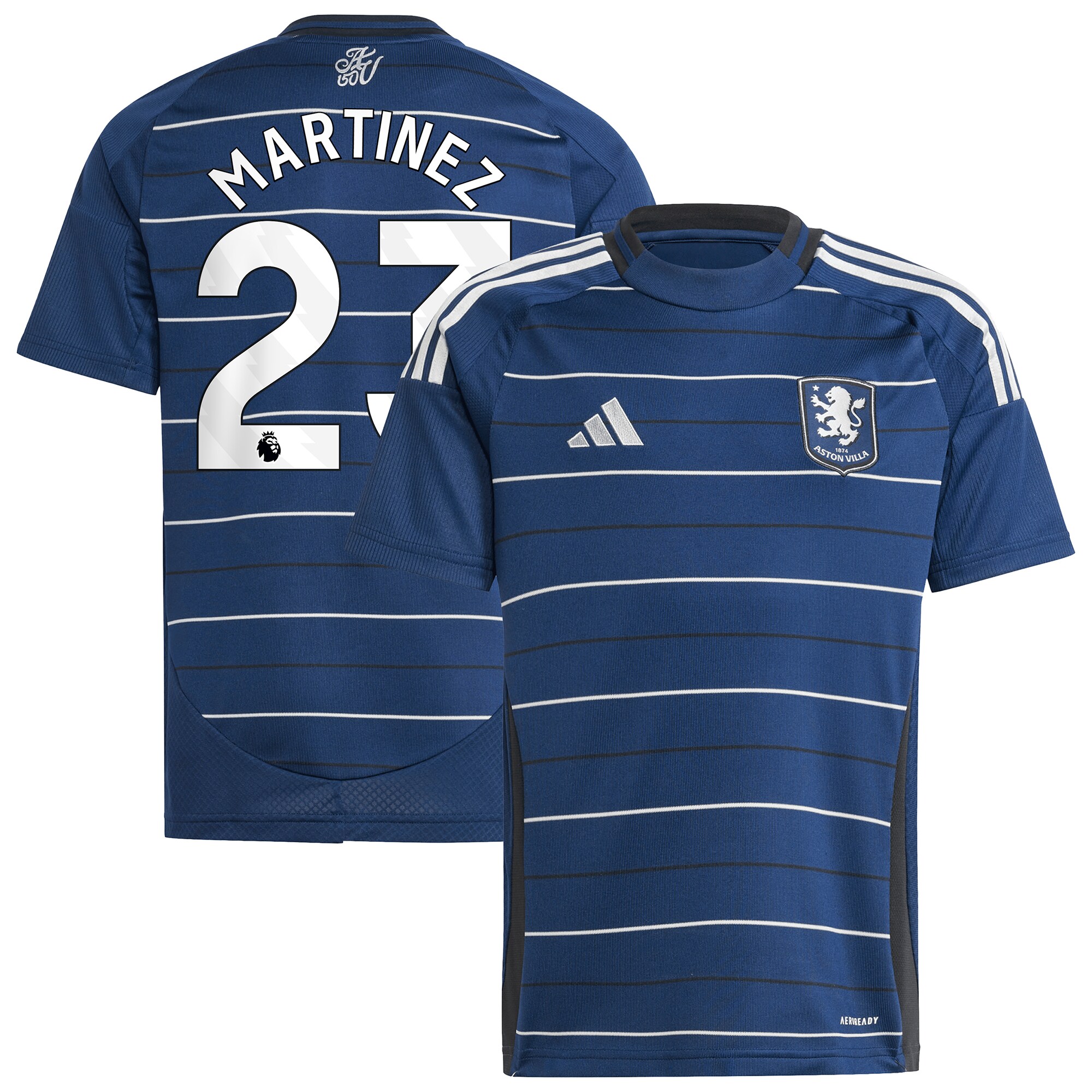 aston villa adidas goalkeeper shirt 2024-25 – long sleeve – kids with martinez 23 printing – 202030988 Collection | Official Aston Villa Jerseys