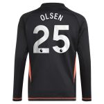 aston villa adidas goalkeeper shirt 2024-25 – long sleeve – kids with olsen 25 printing – 202029322 Collection | Official Aston Villa Jerseys