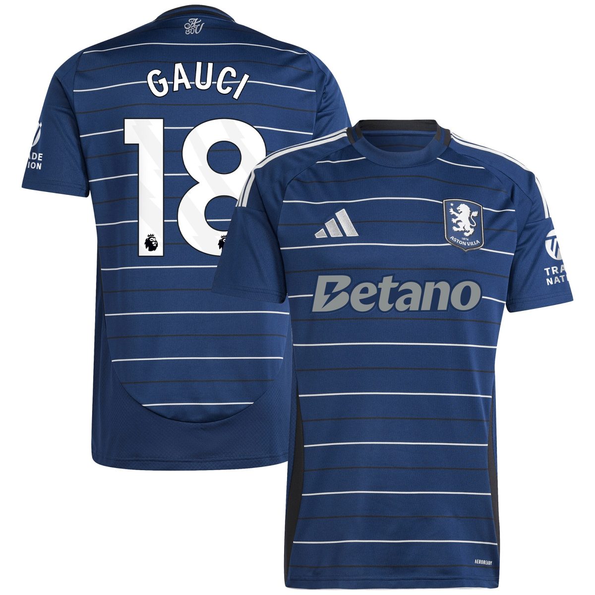 aston villa adidas goalkeeper shirt 2024-25 – long sleeve with gauci 18 printing – 202030972 Collection | Official Aston Villa Jerseys