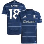 aston villa adidas goalkeeper shirt 2024-25 – long sleeve with gauci 18 printing – 202030972 Collection | Official Aston Villa Jerseys