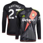 aston villa adidas goalkeeper shirt 2024-25 – long sleeve with martinez 23 printing – 202028938 Collection | Official Aston Villa Jerseys