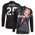 aston villa adidas goalkeeper shirt 2024-25 – long sleeve with olsen 25 printing – 202028939 Collection | Official Aston Villa Jerseys
