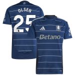aston villa adidas goalkeeper shirt 2024-25 – long sleeve with olsen 25 printing – 202030975 Collection | Official Aston Villa Jerseys