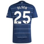 aston villa adidas goalkeeper shirt 2024-25 – long sleeve with olsen 25 printing – 202030975 Collection | Official Aston Villa Jerseys