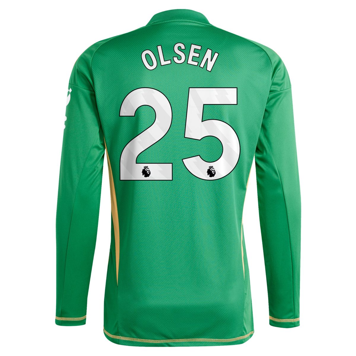 aston villa adidas goalkeeper shirt 2024-25 – long sleeve with olsen 25 printing Collection | Official Aston Villa Jerseys