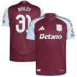 aston villa adidas home authentic shirt 2024-25 with bailey 31 cup printing Collection | Official Aston Villa Jerseys