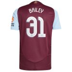 aston villa adidas home authentic shirt 2024-25 with bailey 31 cup printing Collection | Official Aston Villa Jerseys