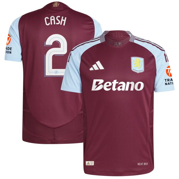aston villa adidas home authentic shirt 2024-25 with cash 2 cup printing Collection | Official Aston Villa Jerseys