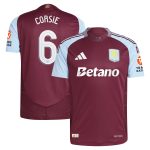 aston villa adidas home authentic shirt 2024-25 with corsie 6 cup printing Collection | Official Aston Villa Jerseys