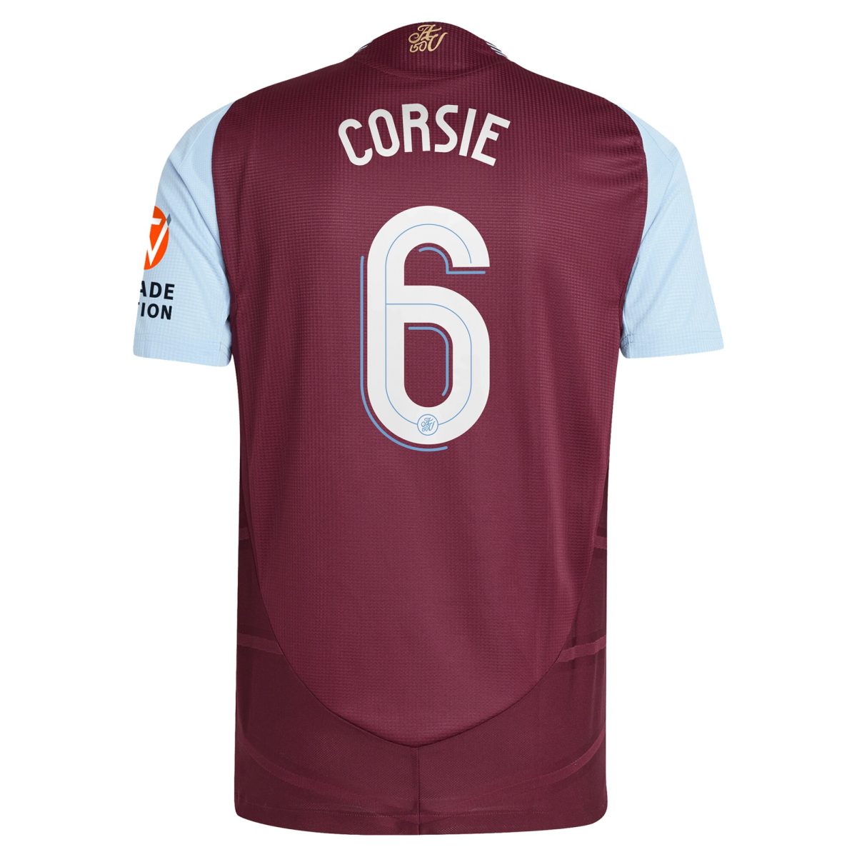 aston villa adidas home authentic shirt 2024-25 with corsie 6 cup printing Collection | Official Aston Villa Jerseys