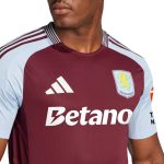 aston villa adidas home authentic shirt 2024-25 with custom printing Collection | Official Aston Villa Jerseys