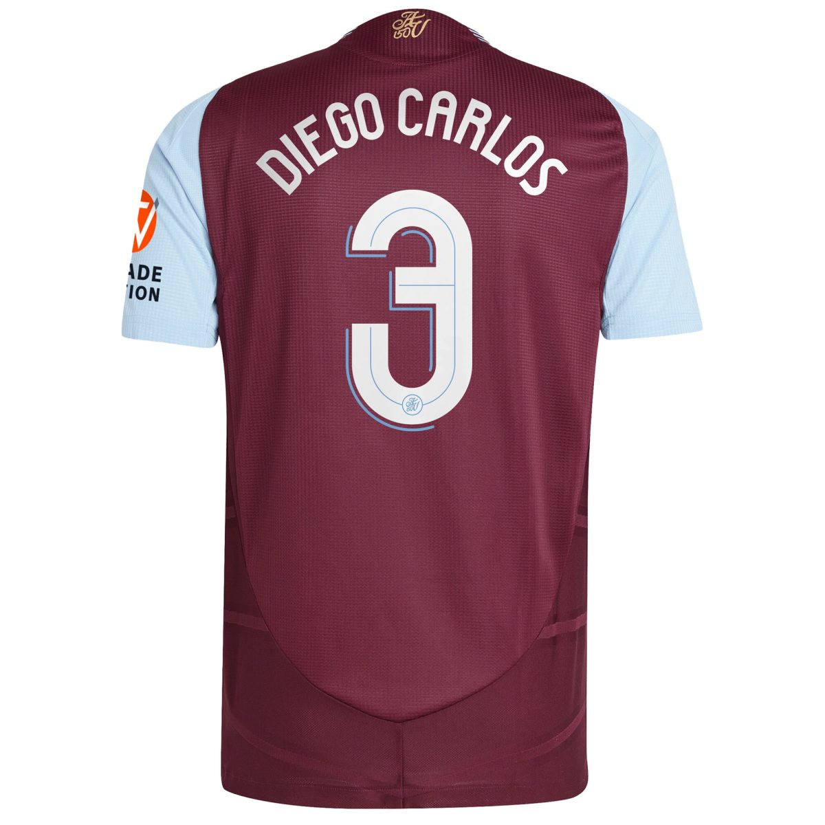 aston villa adidas home authentic shirt 2024-25 with diego carlos 3 cup printing Collection | Official Aston Villa Jerseys