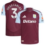 aston villa adidas home authentic shirt 2024-25 with diego carlos 3 printing Collection | Official Aston Villa Jerseys