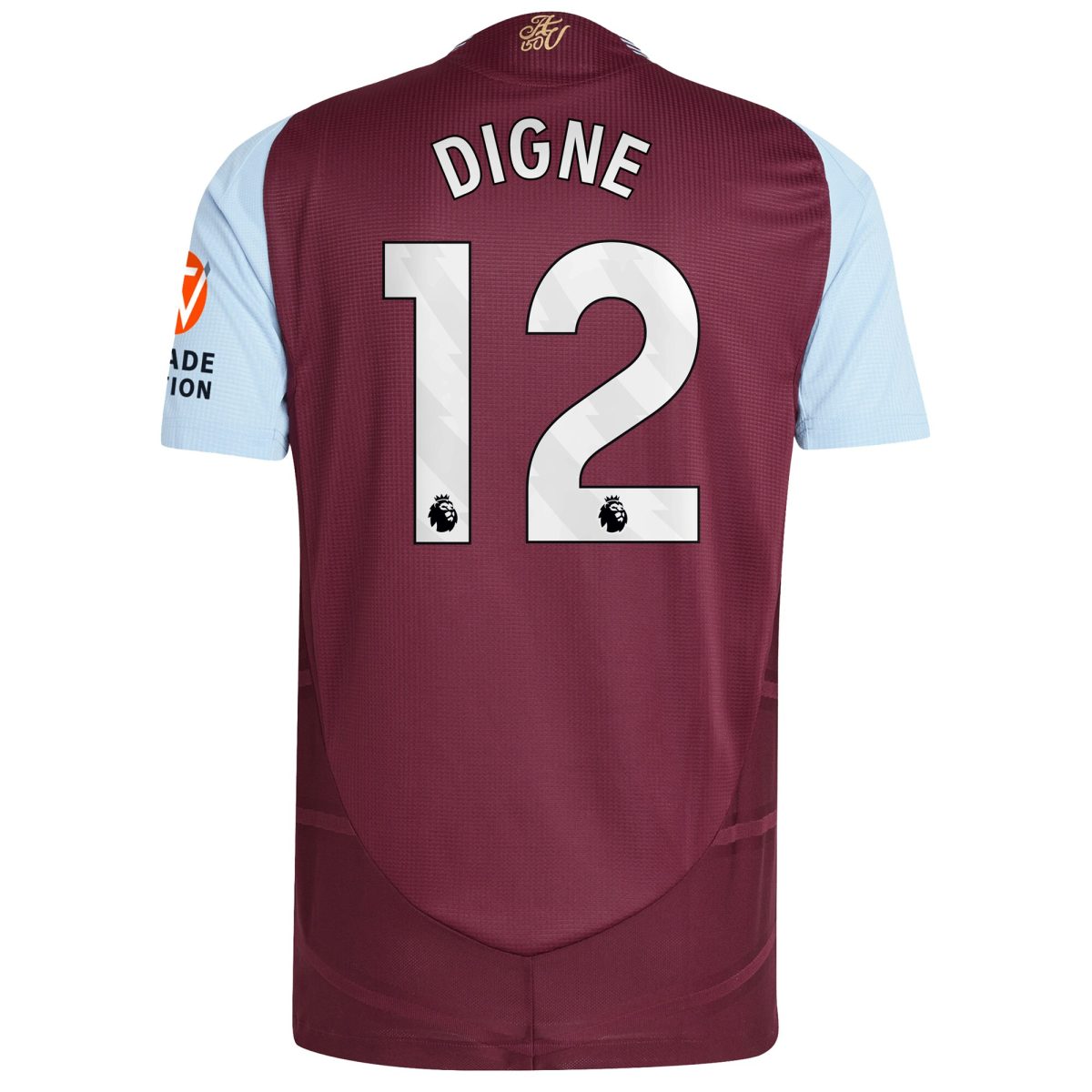 aston villa adidas home authentic shirt 2024-25 with digne 12 printing Collection | Official Aston Villa Jerseys