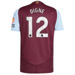 aston villa adidas home authentic shirt 2024-25 with digne 12 printing Collection | Official Aston Villa Jerseys