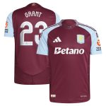 aston villa adidas home authentic shirt 2024-25 with grant 23 cup printing Collection | Official Aston Villa Jerseys
