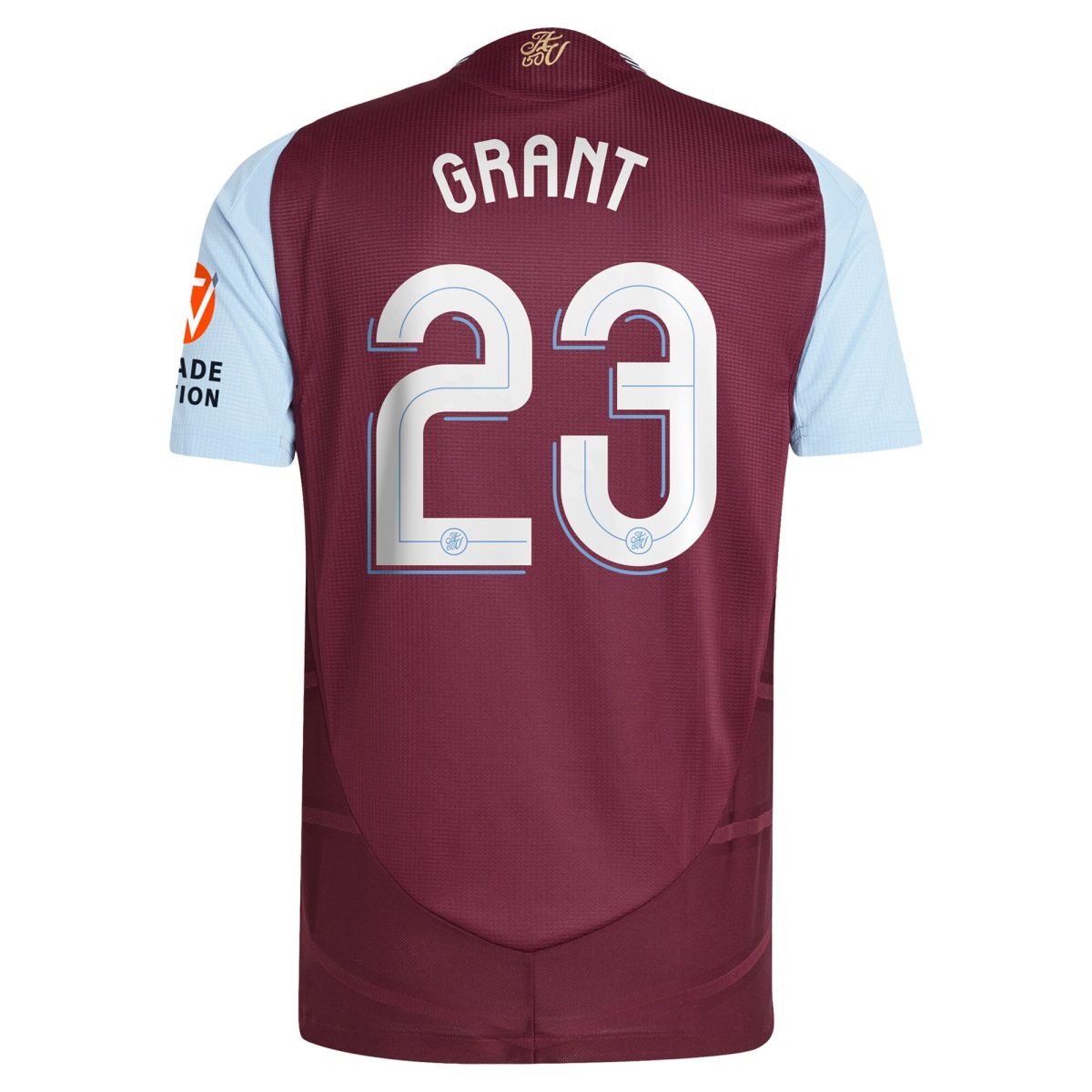 aston villa adidas home authentic shirt 2024-25 with grant 23 cup printing Collection | Official Aston Villa Jerseys
