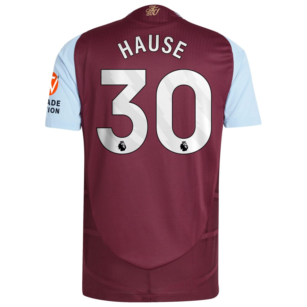 aston villa adidas home authentic shirt 2024-25 with hause 30 printing Collection | Official Aston Villa Jerseys
