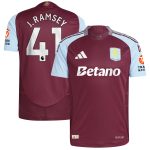 aston villa adidas home authentic shirt 2024-25 with j. ramsey 41 printing Collection | Official Aston Villa Jerseys