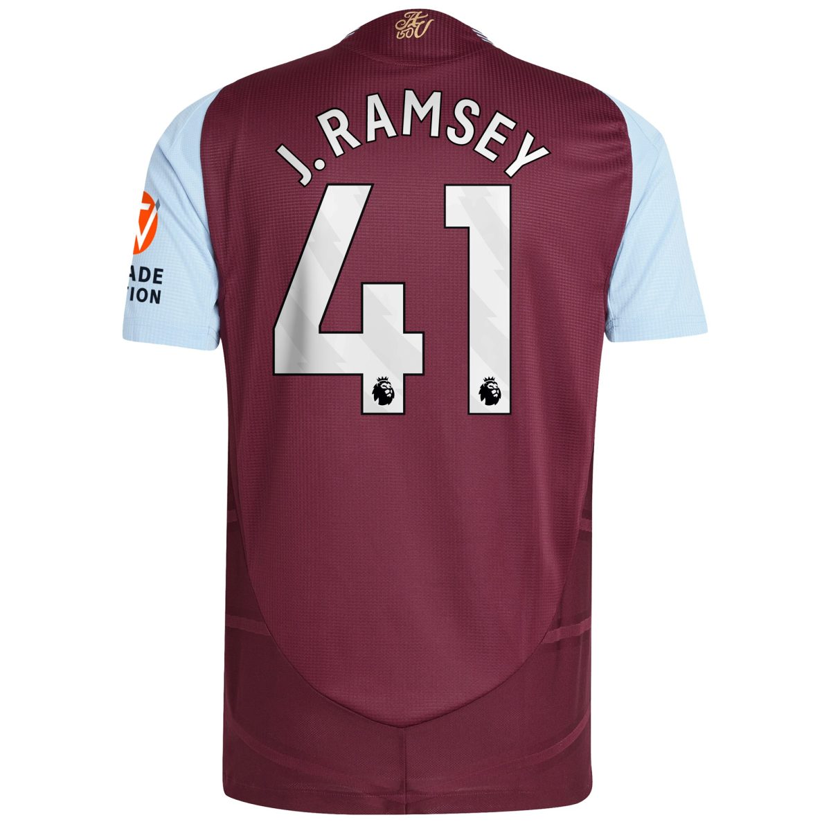 aston villa adidas home authentic shirt 2024-25 with j. ramsey 41 printing Collection | Official Aston Villa Jerseys